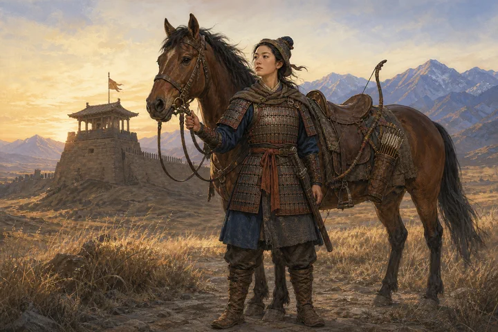 Illustration inspired by Mulan.